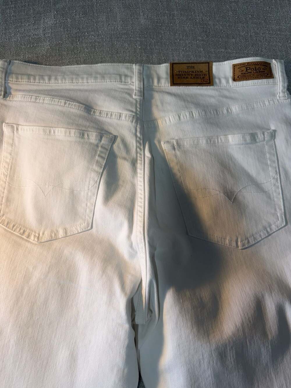 Polo Ralph Lauren The Tompkins Skinny High Rise Ankle Jeans - Picture 9 of 12